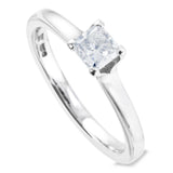 The Nigella Platinum Princess Cut Diamond Solitaire Engagement Ring