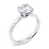 The Daphne Platinum 0.90ct Round Brilliant Cut Diamond Solitaire Engagement Ring