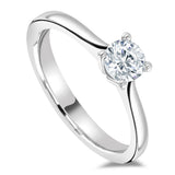 The Azalea Platinum 0.40ct Round Brilliant Cut Diamond Solitaire Engagement Ring