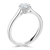 The Mimosa Platinum 0.40ct Round Brilliant Cut Diamond Solitaire Engagement Ring