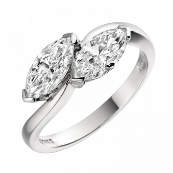 Two diamond ring settings online