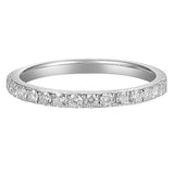 Platinum 0.25ct Round Brilliant Cut Diamond Half Eternity Ring