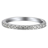 Platinum 0.75ct Round Brilliant Cut Diamond Half Eternity Ring