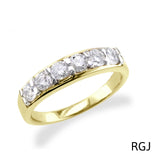 The Windsor Court 18ct Yellow Gold 0.37ct Round Brilliant Cut Diamond Half Eternity Ring