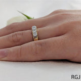 The Windsor Court 18ct Yellow Gold 0.56ct Round Brilliant Cut Diamond Half Eternity Ring