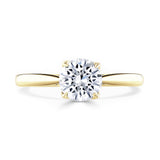 18ct Yellow Gold 1.51ct Round Brilliant Cut Laboratory Grown Diamond Solitaire Engagement Ring