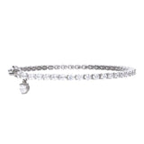 Diamonfire Silver Zirconia Tennis Bracelet B5085