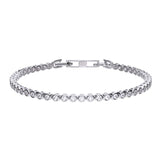 Diamonfire Silver Zirconia Tennis Bracelet B5090