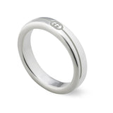Gucci Tag Silver 4mm Ring YBC774049001
