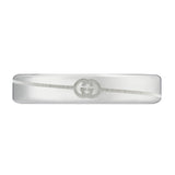 Gucci Tag Silver 4mm Ring YBC774049001