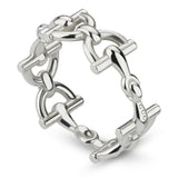 Gucci Staffa Silver Ring YBC875947001