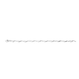 Silver Twisted Link Bracelet B4029