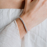 Diamonfire Silver Zirconia Tennis Bracelet B5091