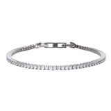Diamonfire Silver Zirconia Tennis Bracelet B5096