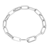 Silver Chain Link Bracelet B5392