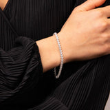 Diamonfire Silver Zirconia Tennis Bracelet B5475