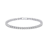 Diamonfire Silver Zirconia Tennis Bracelet B5475