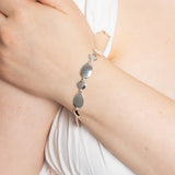 Silver Pebble Bracelet B5573