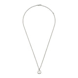 Gucci Interlocking Silver Necklace YBB79635500100U