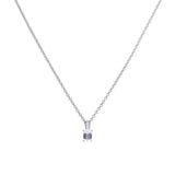 Diamonfire Silver Emerald Cut Zirconia Necklace P4784