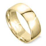 18ct Yellow Gold 7mm Classic Court Gents Wedding Ring
