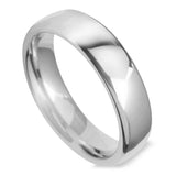 Platinum 6mm Heavy Court Gents Wedding Ring