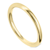 18ct Yellow Gold 2mm Classic Court Ladies Wedding Ring