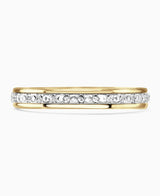 18ct Yellow Gold And Platinum 3mm Ladies Wedding Ring