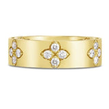 Roberto Coin 18ct Yellow Gold 0.19ct Diamond Love In Verona Ring ADR888RI2011