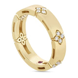 Roberto Coin 18ct Yellow Gold 0.19ct Diamond Love In Verona Ring ADR888RI2013