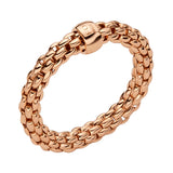 FOPE 18ct Rose Gold Essentials Ring 04E08AX_XX_R_XRX