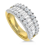 18ct Yellow And White Gold 1.02ct Diamond Ring