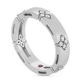 Roberto Coin 18ct White Gold 0.19ct Diamond Love In Verona Ring ADR888RI2013