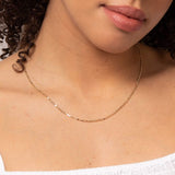 9ct Yellow Gold Diamond Cut Chain Necklace GN388