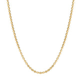 9ct Yellow Gold Diamond Cut Chain Necklace GN388
