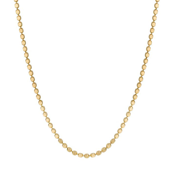 9ct Yellow Gold Diamond Cut Chain Necklace GN388
