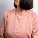 9ct Yellow Gold Teardrop Lariat Necklace GN421