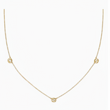 Gucci Interlocking 18ct Yellow Gold Station Necklace YBB87419500100U