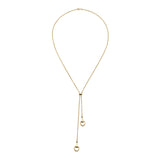 Gucci Horsebit 18ct Yellow Gold Lariat Necklace YBB79585000100U