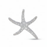18ct White Gold 0.35ct Diamond Starfish Pendant Only