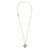 Roberto Coin 18ct Rose Gold And Titanium Venetian Princess 0.06ct Diamond Necklace ADR777CL3403