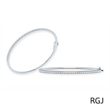 The Skye Platinum 1.18ct Round Brilliant Cut Diamond Bangle