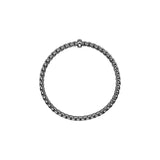 FOPE Black Rhodium Plated 18ct Gold Eka Flex-It 0.01ct Black Diamond Bracelet 01M01BK-BN_K_X1X