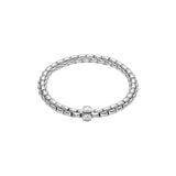 fope 18ct white gold eka flex'it bracelet