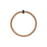 Fope 18ct Rose Gold Eka Flex-It 0.41ct Black Diamond Bracelet 72110BX_PN_R_X3X