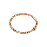 fope 18ct rose gold eka flex'it bracelet