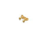 9ct Yellow Gold 3mm Ball Stud Earrings