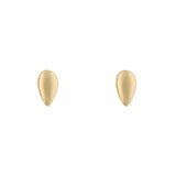 9ct Yellow Gold Teardrop Stud Earrings GE2433