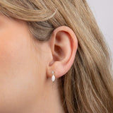 9ct Yellow Gold Opal and Diamond Drop Earrings GE2227W