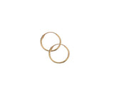 9ct Yellow Gold Hoop Earrings